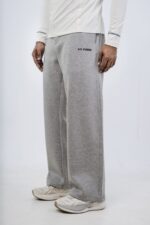 Fit Fusion Essential men's Baggy Pants in Silver Ash, men's relaxed fit baggy pants